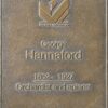 Jubilee 150 walkway plaque of George Hannaford