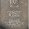 Jubilee 150 walkway plaque of John Anderson Hartley