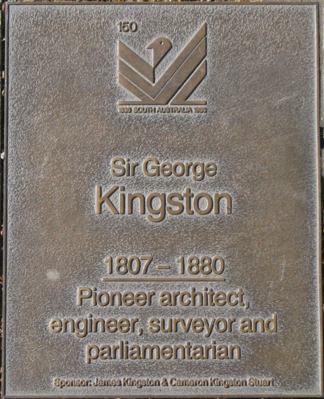 J150 Plaque, Sir George Kingston