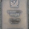 Jubilee 150 walkway plaque, Edmund William Wright