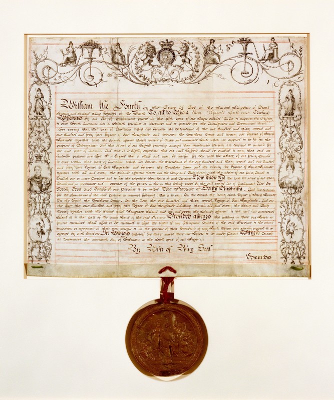 Letters Patent Signed