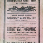 Image: Promotional programme for a jockey club's annual meeting