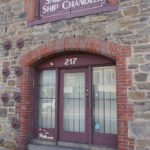 Image: Doorway of brick and stone building