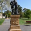 Image: Bronze statue of unclothed man