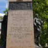 Image: Writing engraved on granite pillar