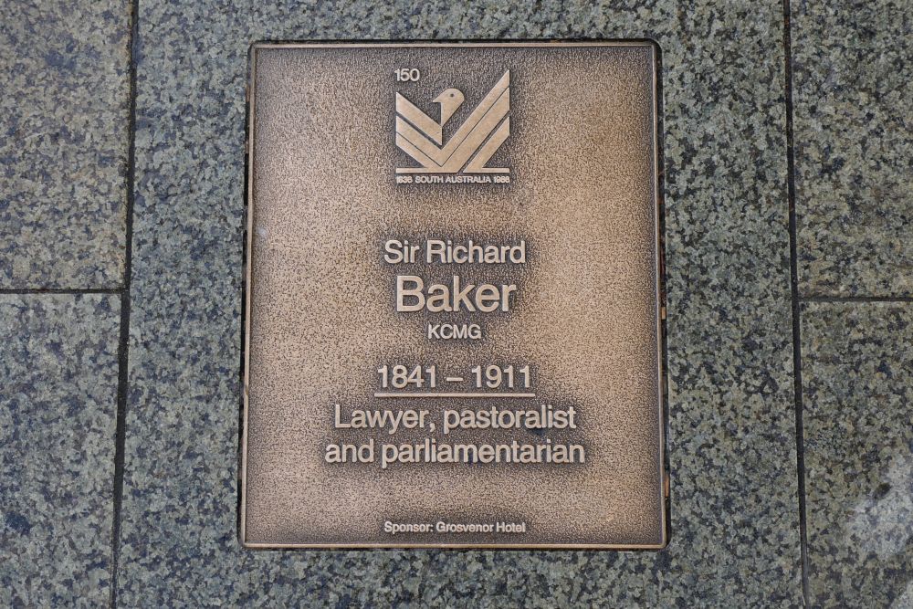 J150 Plaque, Sir Richard Baker