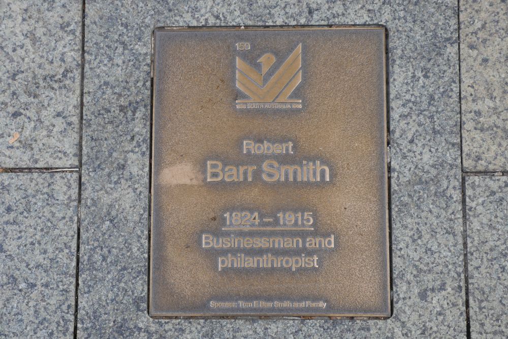 J150 Plaque, Robert Barr Smith