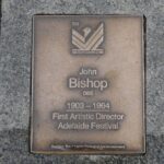 Image: John Bishop OBE Plaque