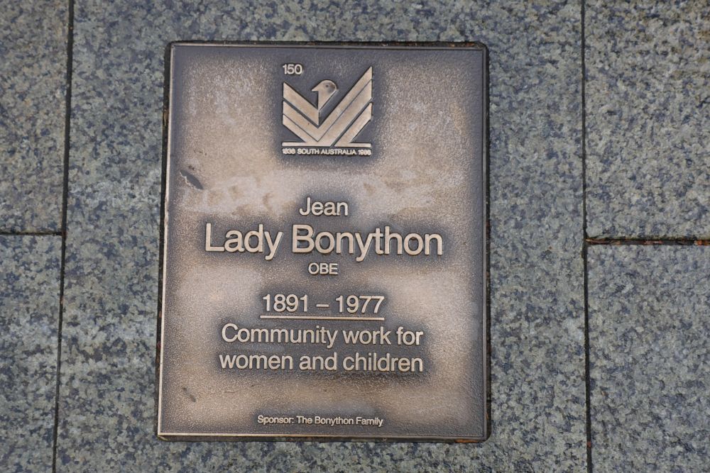 J150 Plaque,Lady Jean Bonython