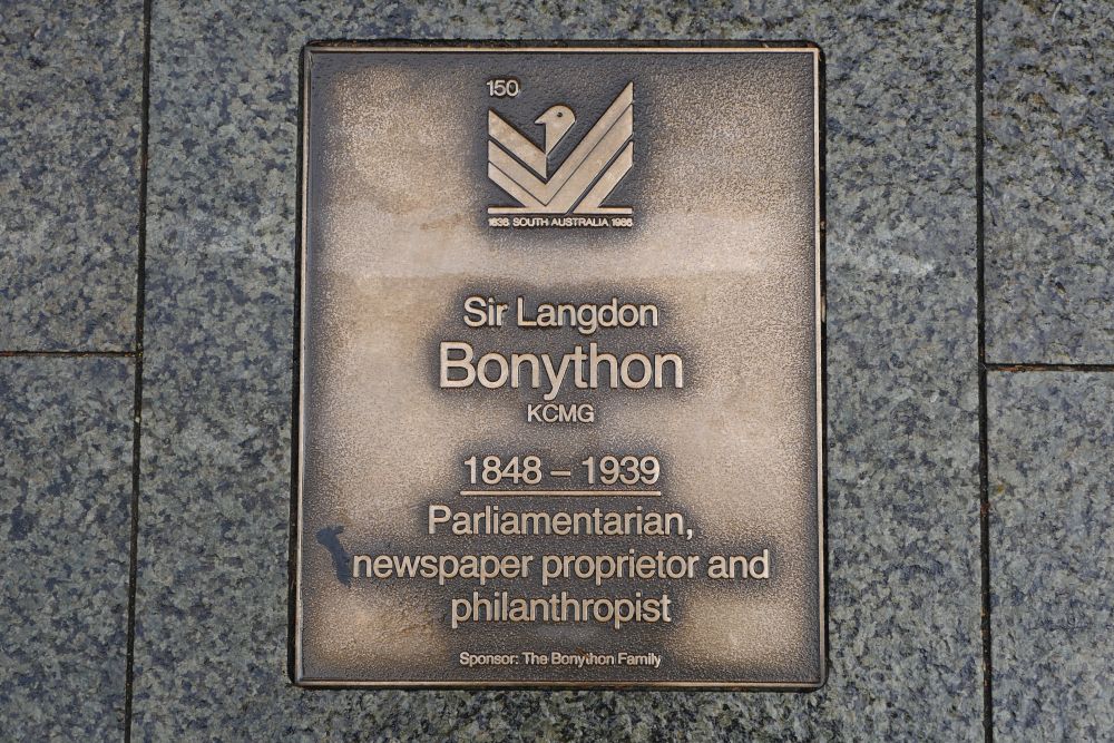 J150 Plaque, Sir Langdon Bonython