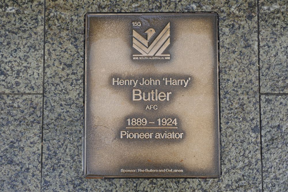 J150 Plaque, Henry John ‘Harry’ Butler