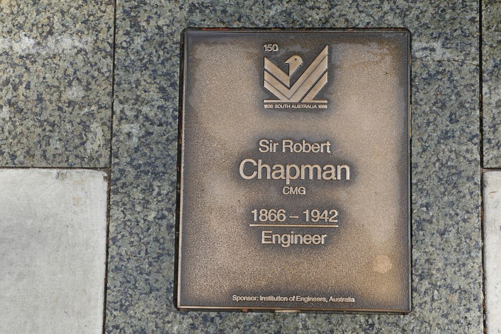 J150 Plaque, Sir Robert Chapman