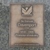 Image: Sir Samuel Davenport Plaque