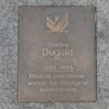 Image: Charles Duguid Plaque