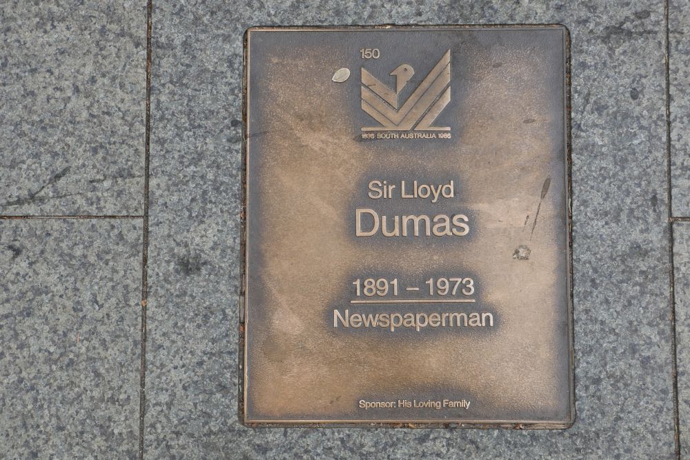 J150 Plaque, Sir Lloyd Dumas