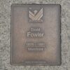 Image: David Fowler Plaque