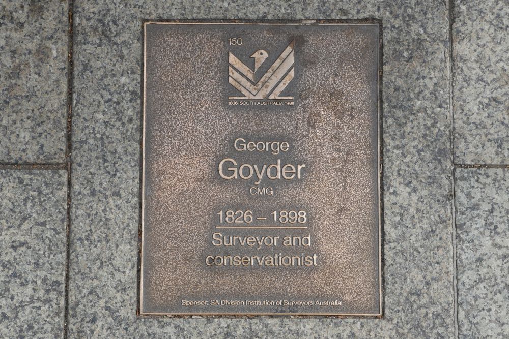 J150 Plaque, George Woodroffe Goyder