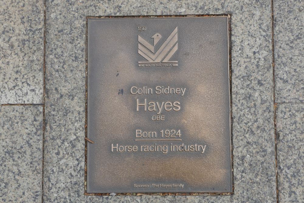 J150 Plaque, Colin Sidney Hayes