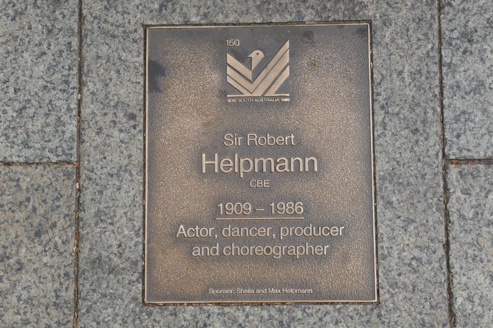 J150 Plaque, Sir Robert Helpmann