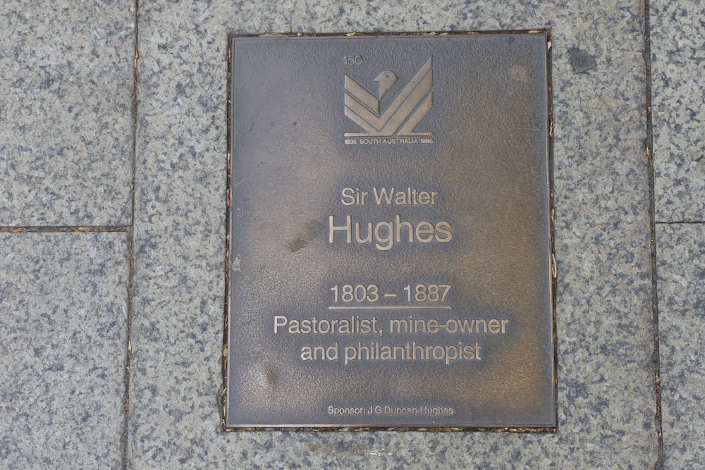 J150 Plaque, Sir Walter Watson Hughes