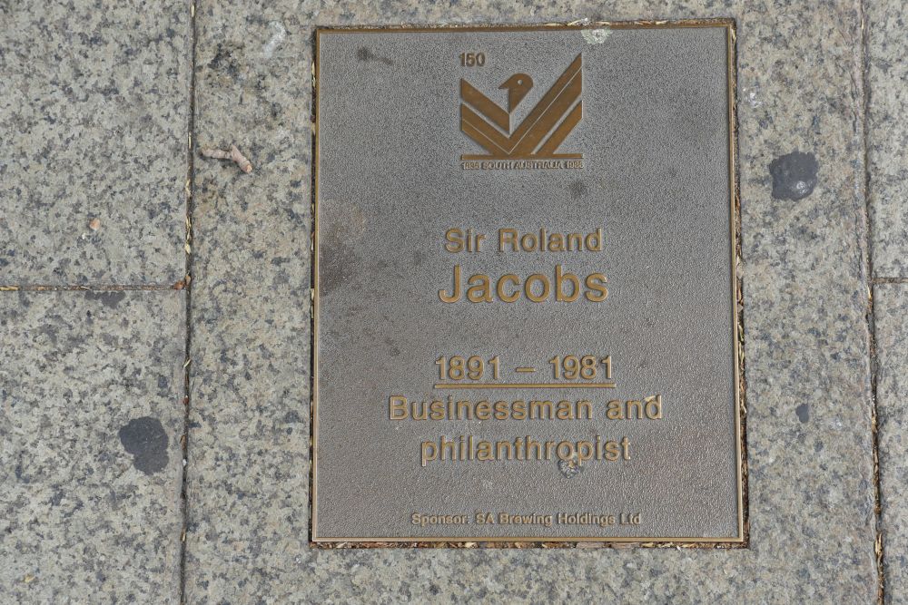 J150 Plaque, Sir Roland Jacobs