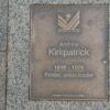 Image: Andrew Kirkpatrick Plaque