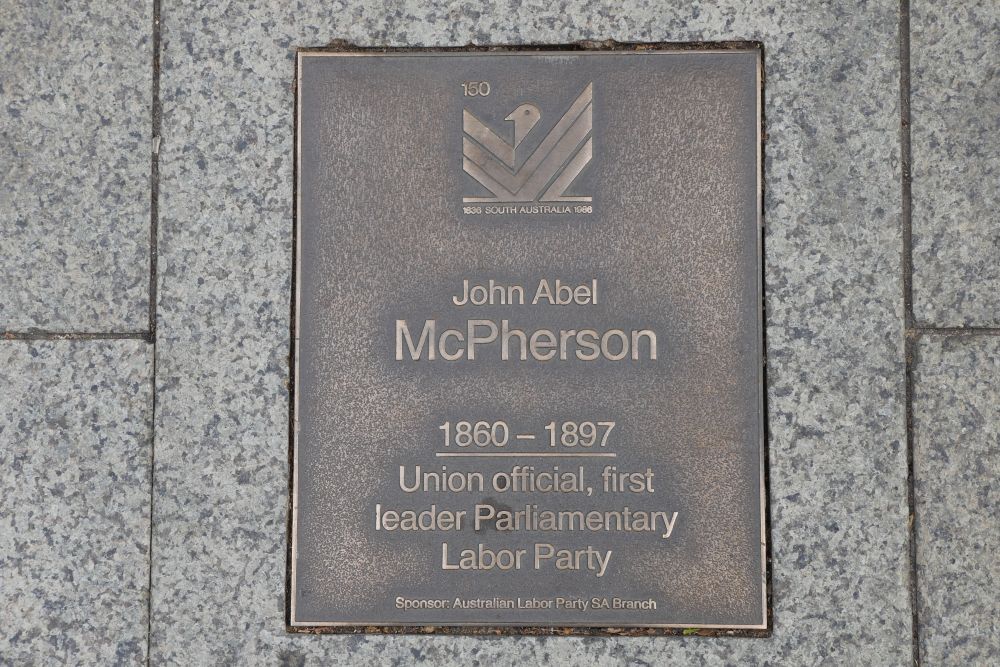 J150 Plaque, John Abel McPherson