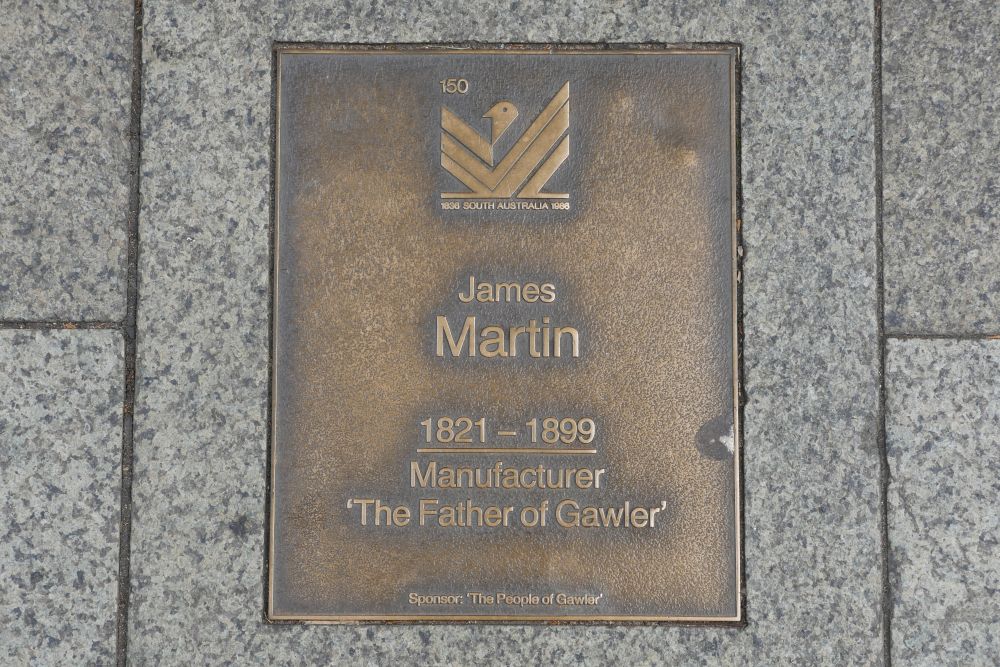 J150 Plaque, James Martin