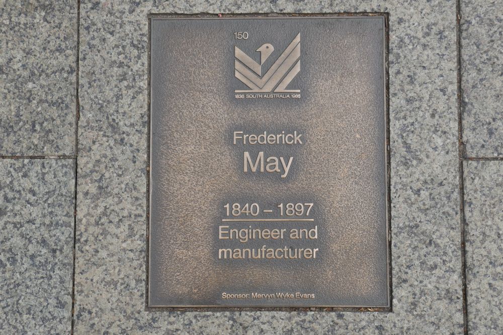 J150 Plaque, Frederick May