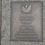 Image: George Elton Mayo Plaque