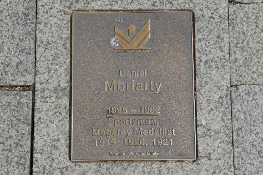 J150 Plaque, Daniel Moriarty