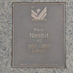 Image: Paris Nesbit Plaque