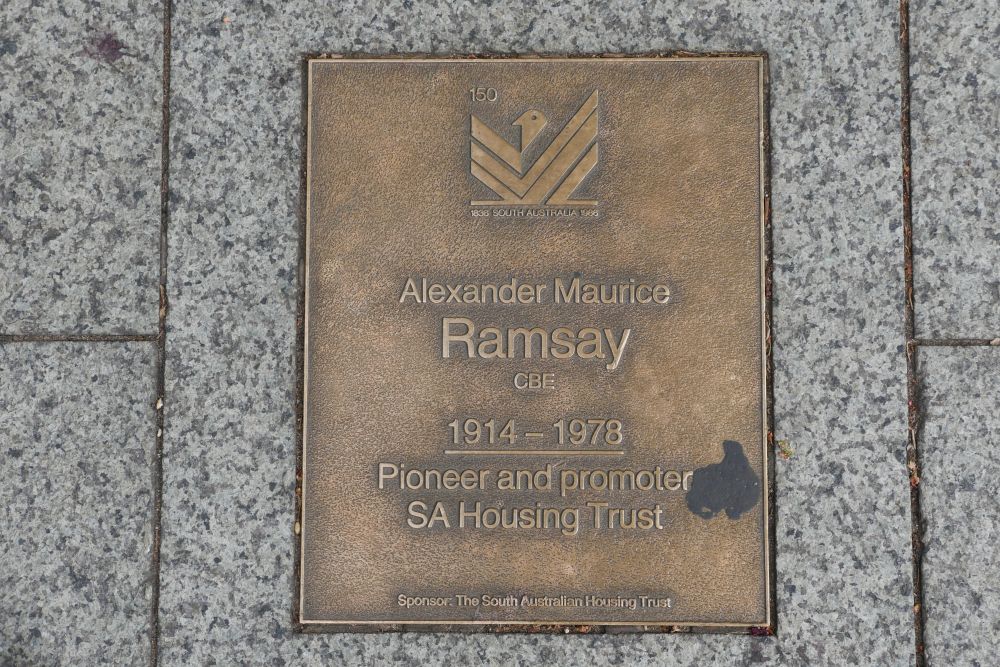 J150 Plaque, Alexander Maurice Ramsay