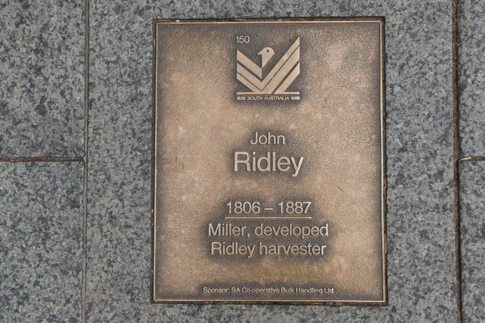 J150 Plaque, John Ridley