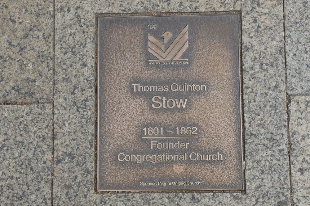 J150 Plaque, Thomas Quinton Stow