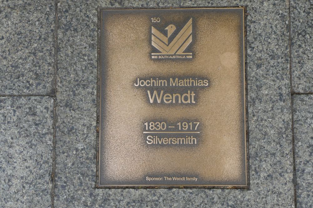 J150 Plaque, Joachim Matthias Wendt