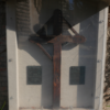 image: 10th Battalion Commemorative Cross in memorial shrine