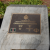 Image: 7th Battalion Royal Australian Regiment memorial with insignia and inscription