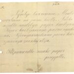 Letter in Kaurna by Pitpauwe, 1843