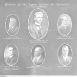 Image: composite image depicting portraits of men working in South Australian ministry