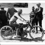 Image: Motorcycle race competitor