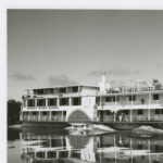 Image: Large paddle steamer on water