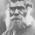 Image: Black and white photograph of an Aboriginal man