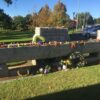 Image: stone trough covered in fruit and vegetables