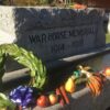 Image: stone trough covered in fruit and vegetables