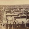 Photographic panorama of Adelaide, 1865. View from the Town Hall Tower, looking towards North Adelaide down King William Street